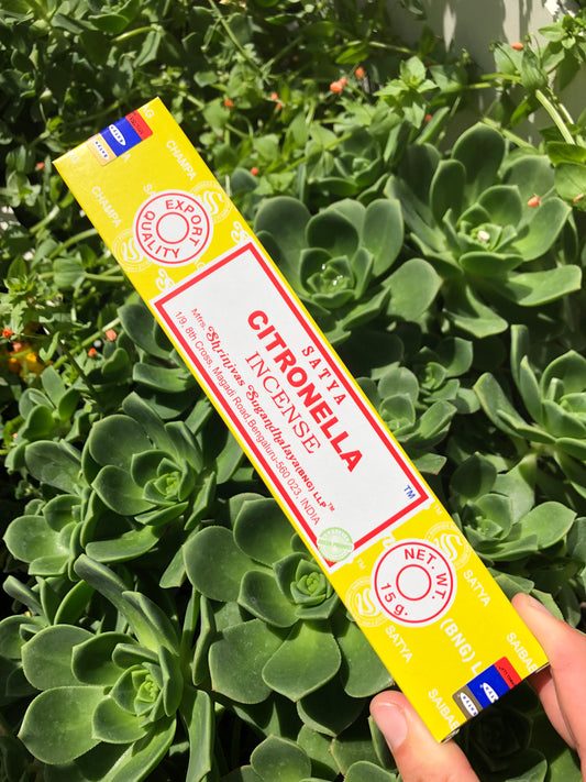 Satya Citronella Incense Sticks