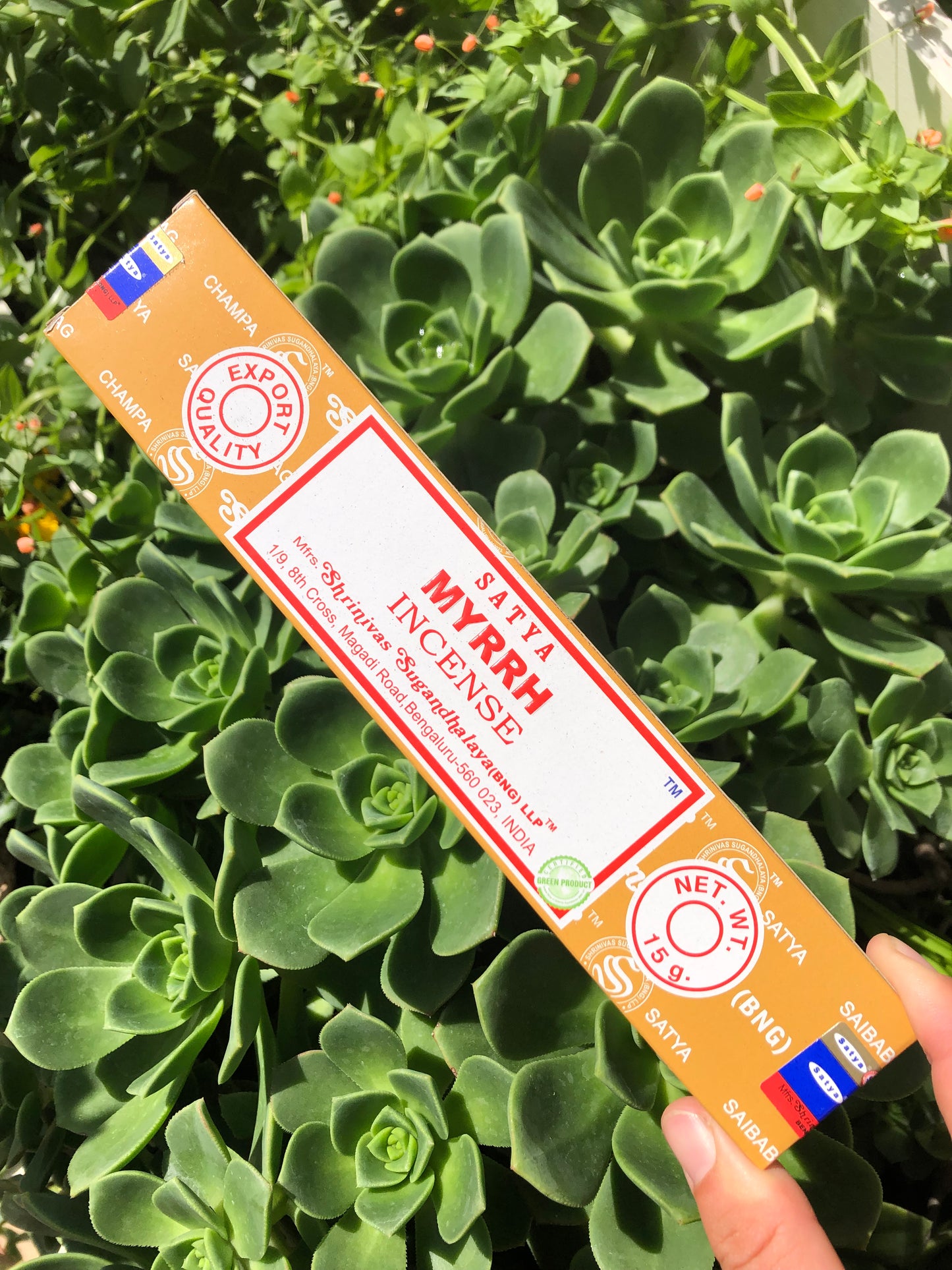 Satya Myrrh Incense Sticks