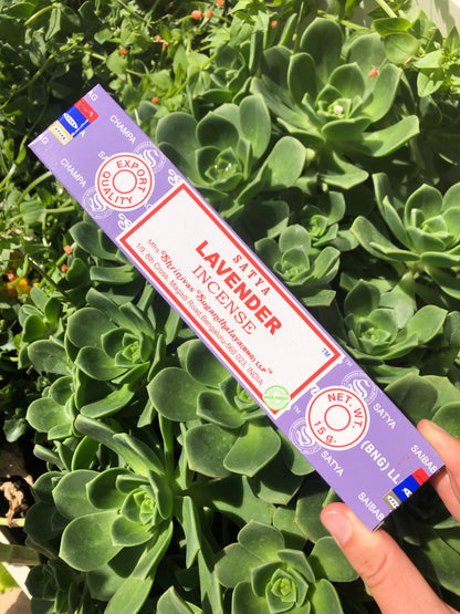 Satya Lavender Incense Sticks