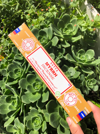 Satya Myrrh Incense Sticks