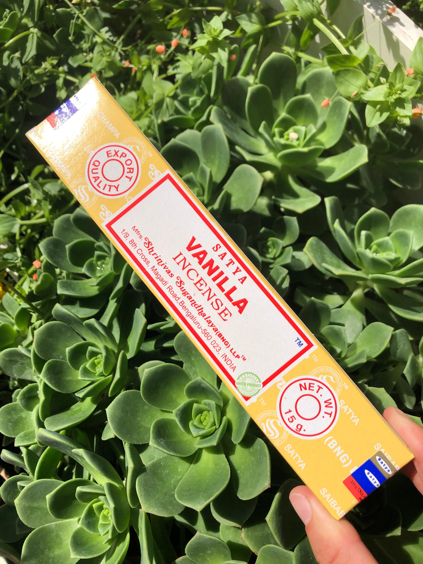 Satya Vanilla Incense Sticks