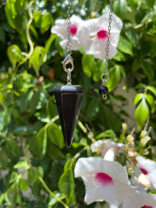 Black Agate Pendulum