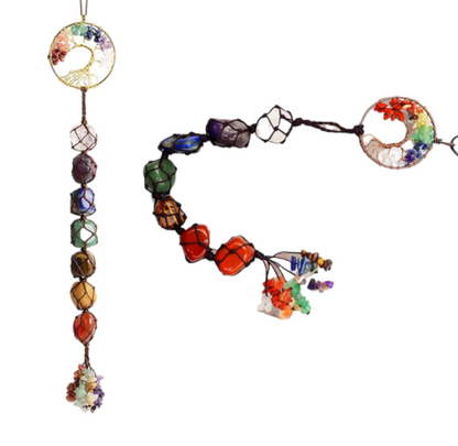 7 Chakra Crystal Lucky Tree Chain